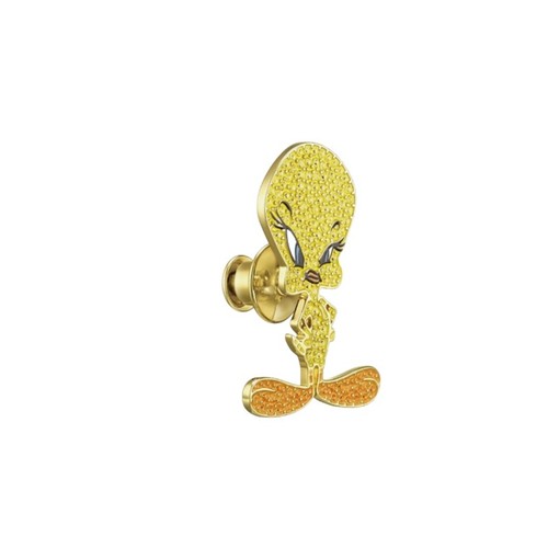 Swarovski tweety tie pin - swarovski,