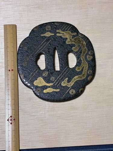 Japanese tsuba sword guard - tsuba,