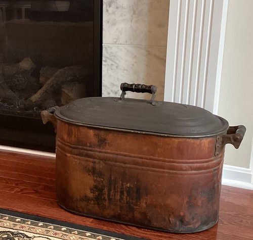 Vintage large primitive copper - vintage,