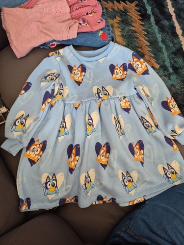 Girl bluey jumper dress - girl's,