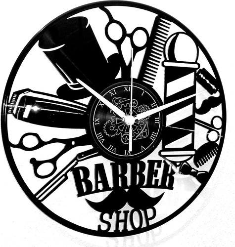 Wall clock barber - barber, |
