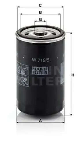 Oil filter spin - oil, spin-on