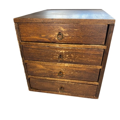 Wood apothecary box specimen - wood,