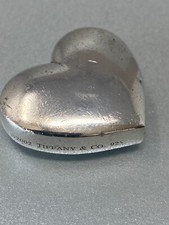 Tiffany & Co 925 Sterling Silver Heart Keyring (Broken)