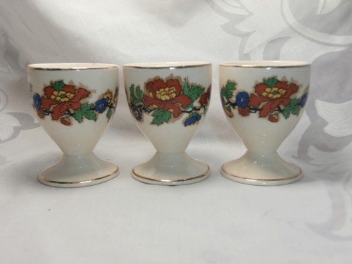 Set rare antique eggcups - of,
