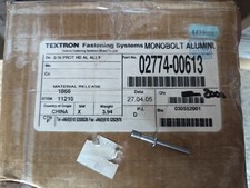 Avdel 2774-0613 3/16" Protruding Head Monobolt Rivet 1/16"-17/64"  (Pack of 100)