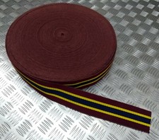 Genuine British Army Royal Artillery 5th Royal Regt Stable Belt Material 64mm 