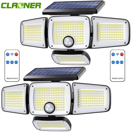 Head solar flood light - 3/4/5-head,