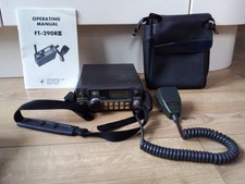Yaesu Ft290r All Mode Transceiver orig Manual /Mic, Pwr ,Case Not fully tested