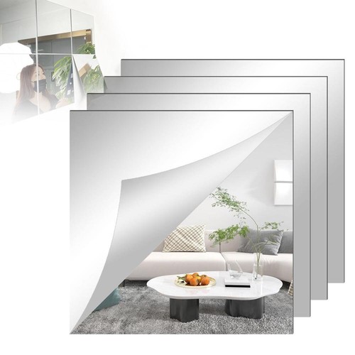Pack acrylic square - square, mirror