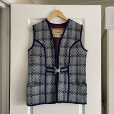 Vintage Welsh 100% Wool Gilet