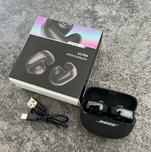 Bose ultra open earbuds - open, black