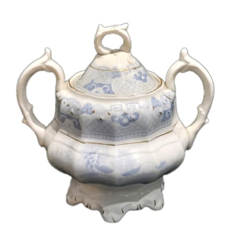 Antique two temples willow - antique,