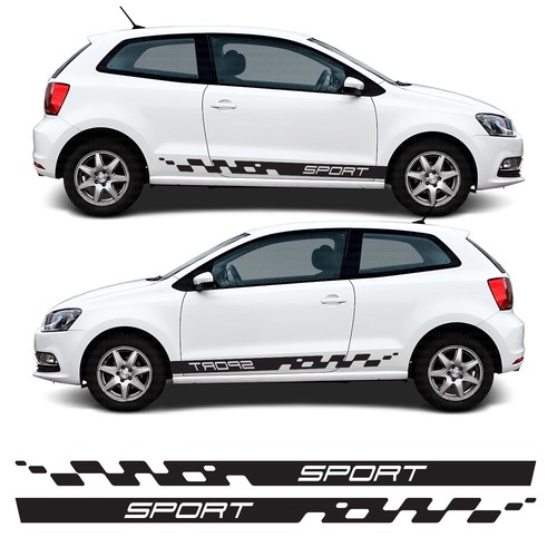 Racing side stripes decal - racing,