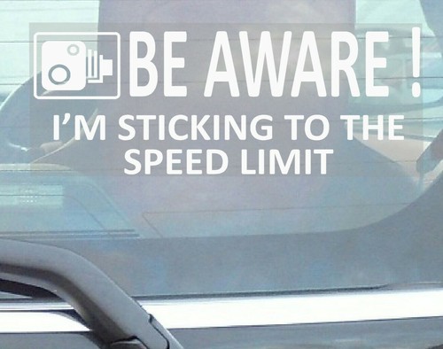 Aware sticking the speed - be, to