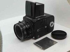 RARE all black Hasselblad 503CX  Body + Planar T* 80mm f2.8 CF lens A12 120Back