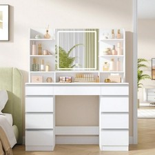 Dressing Table With Led Mirror