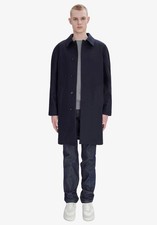 APC Auster Wool Mac Coat - Size Medium