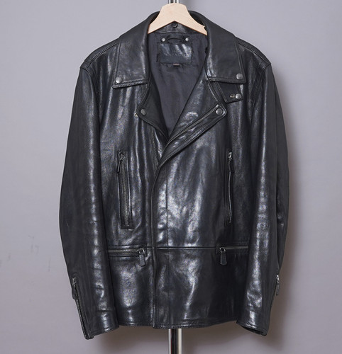 Coach leather jacket - leather, mens