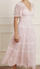 needle and thread Pink Lace Dress Size 14 Gown