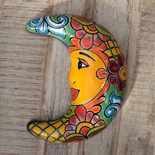 Mexican Talavera Wall Moon.
