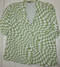 LADIES PRIMARK SWIRLY CHECK