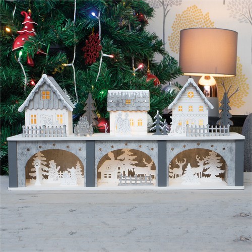 Christmas led scene - christmas, ornament