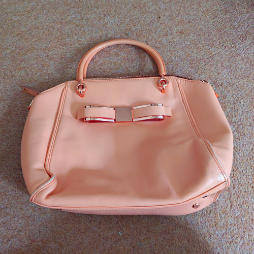 Ted baker pink leather bow - pink, top