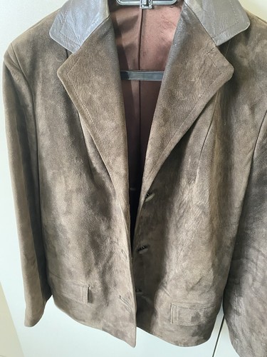 Vintage ladies brown suede - ladies,