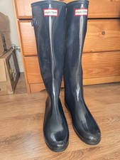 Ladies Blue Hunter Wellies Uk