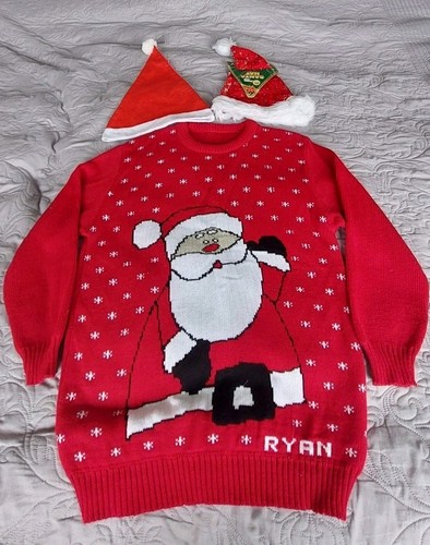 Christmas jumper with ryan - jumper, m/l