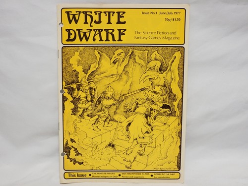 White dwarf magazine issue - white,