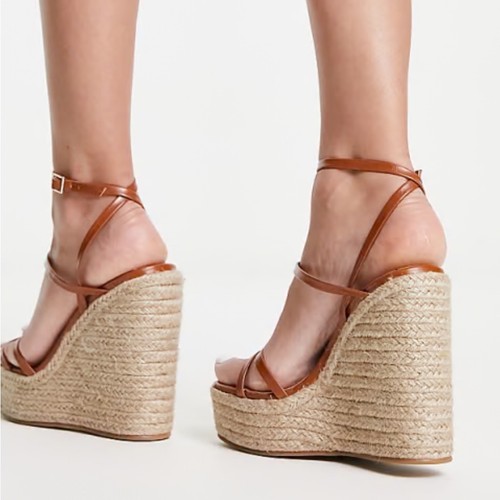 Topshop tan espadrille - topshop,