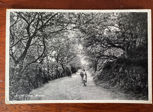 Vtg postcard wrekin hill - wrekin,