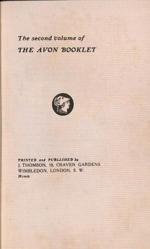 The second volume avon - the,