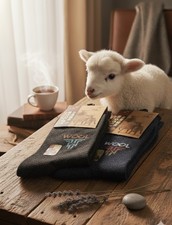 PURE WOOL  SOCKS PAIR OF