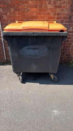 1100 litre wheelie bin - , plastic