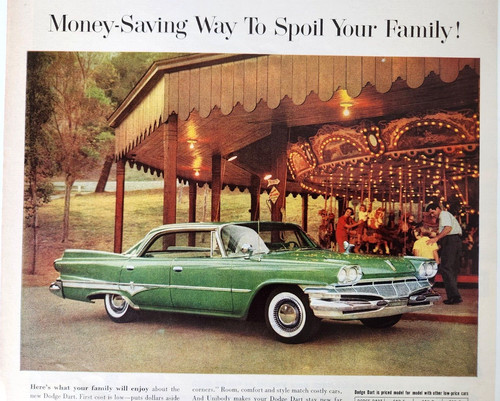 Dodge dart vintage 1960 - car, ad