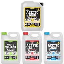 White Vinegar 5L Strong Acetic Acid Cleaning / Stain Remover / Kettle Descaler