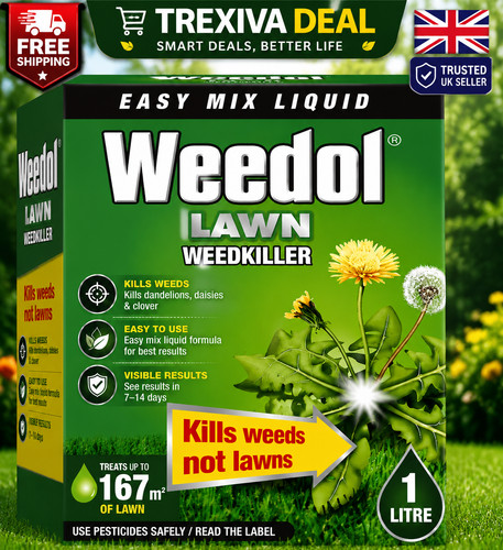 Weedol lawn weedkiller kills - lawn,