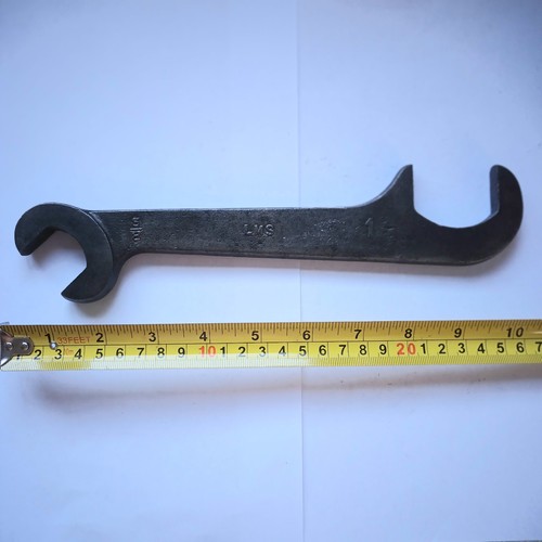 Vintage lms railway - railway, spanner