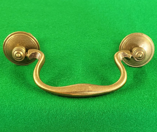 Cast brass swan neck handle