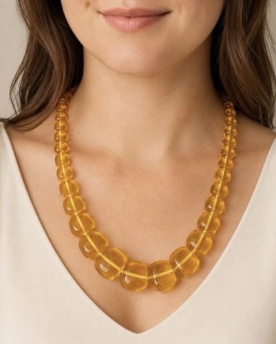 Golden amber color graduated - golden, amber-color
