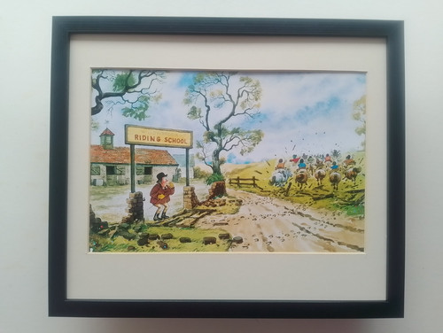 Norman thelwell horse riding - norman,
