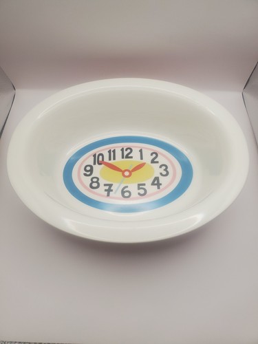 Clock large pie dish cath - clock,