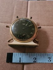 Vintage Smiths Empire Nautical Ships Wheel Wind-up Miniature Clock  Not Working 