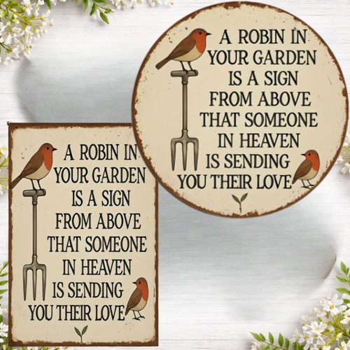 Robin the garden - robin, in