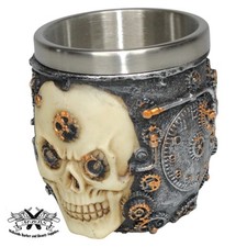 Steampunk Skull Shaving Bowl