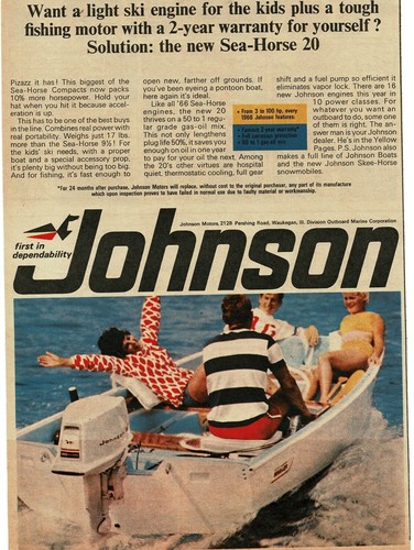1966 johnson sea horse - horse, 20
