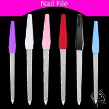 Small Metal Nail File 5" Diamond Dusted Coarse Nail Files Pedicure Manicure Tool